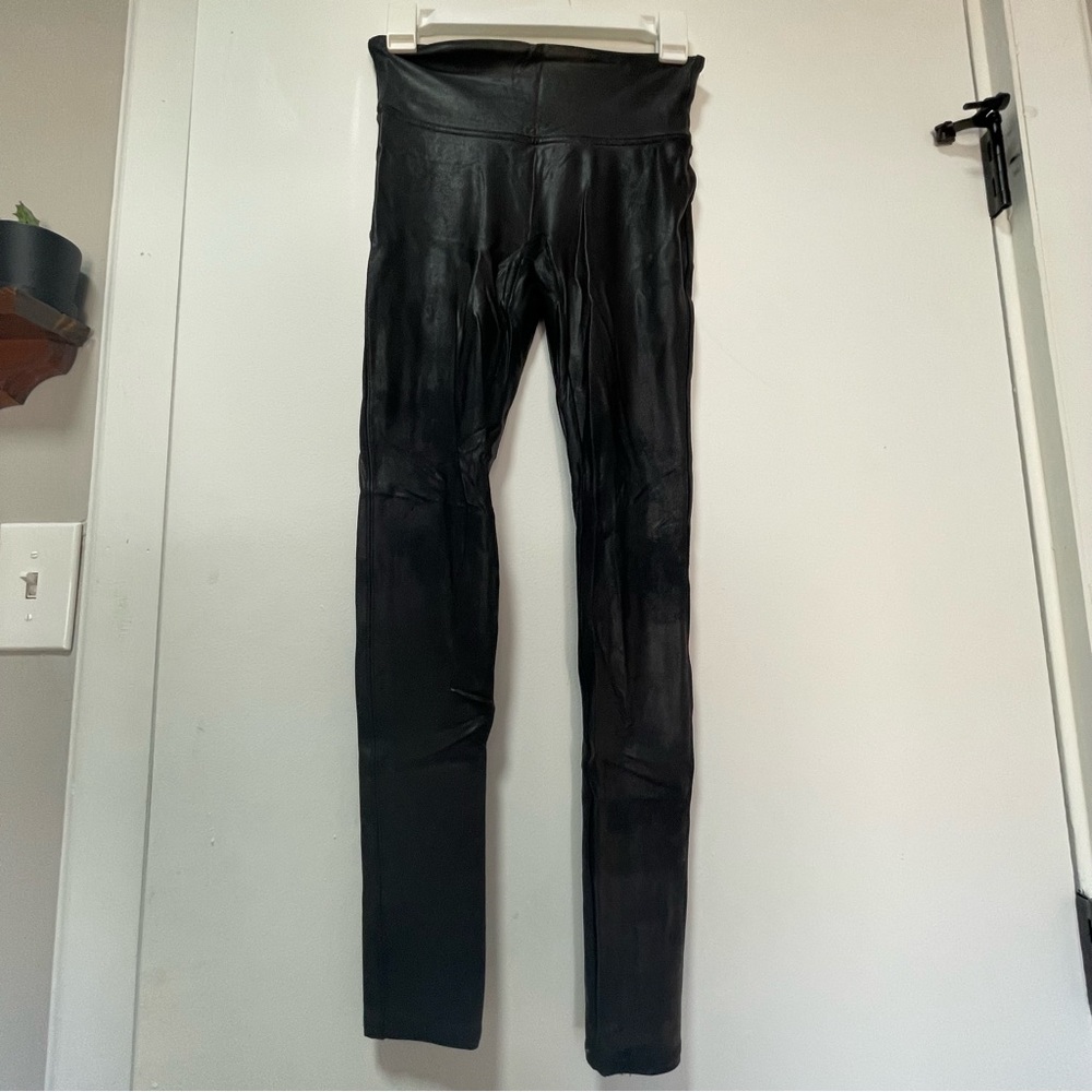 Spanx faux leather leggings